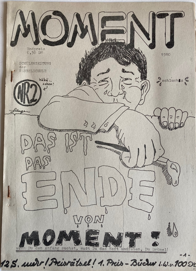 Moment, Schülerzeitung, Hebbelschule, 1980, Nr. 2