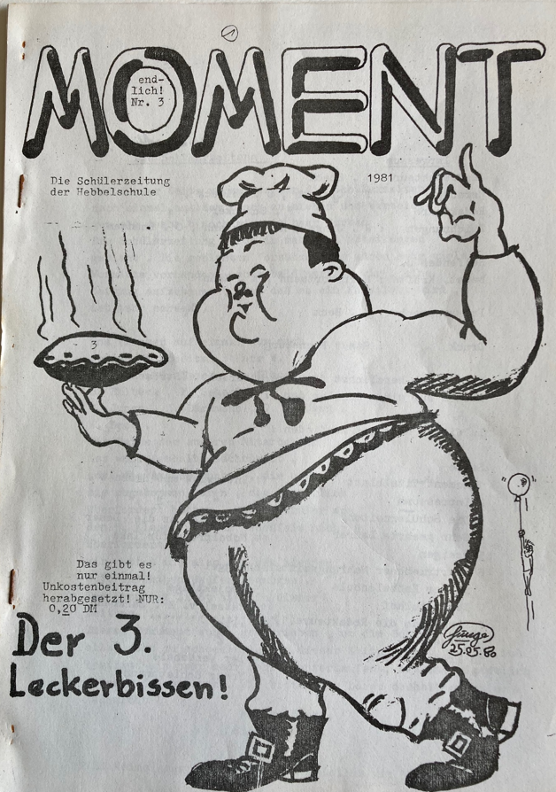 Moment, Schülerzeitung, Hebbelschule, 1981, Nr. 3