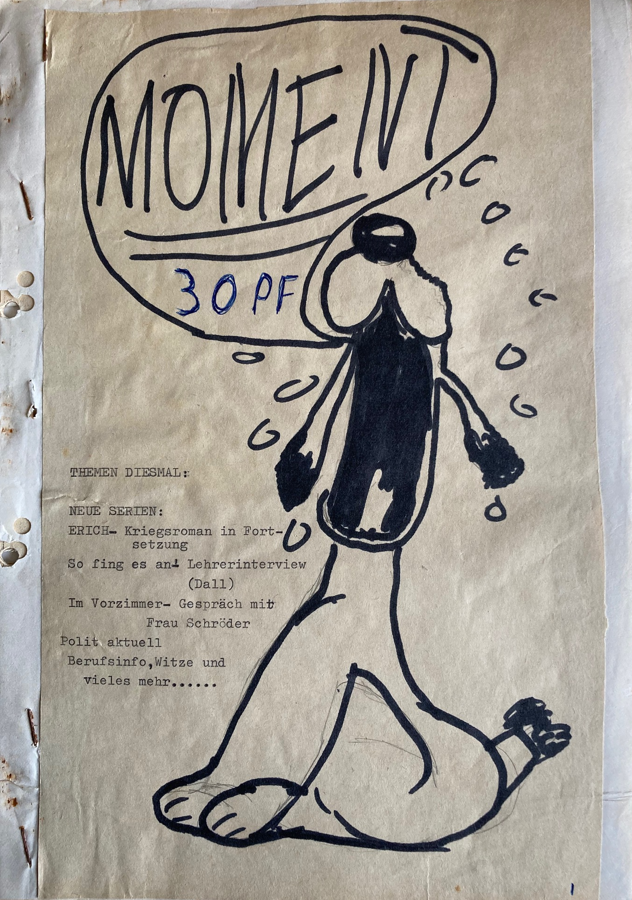 Moment, Schülerzeitung, 4. Realschule, 1976, Nr. 1